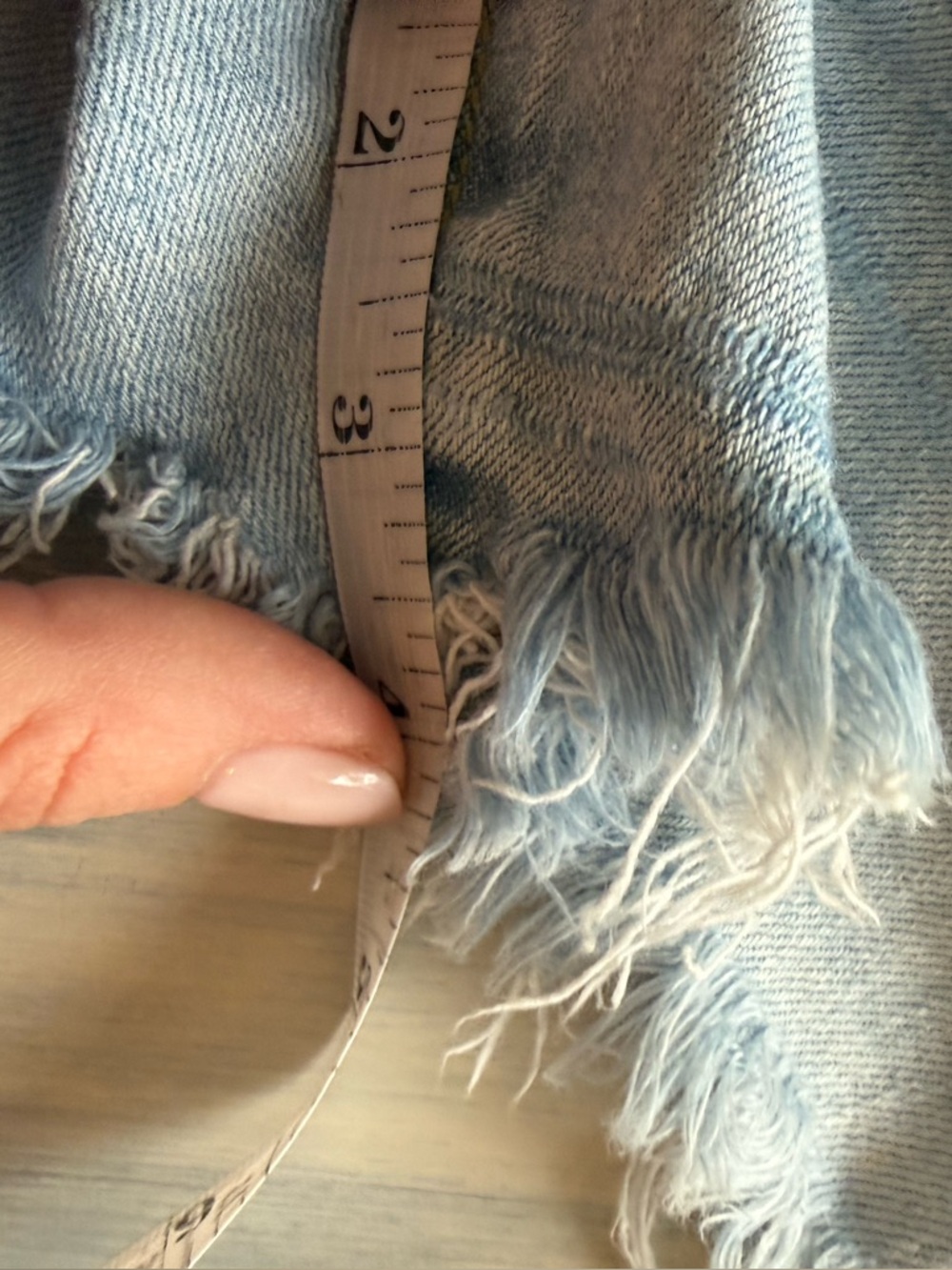 Aerie Daydream Denim Shorts Small Light Blue - Picture 5 of 8